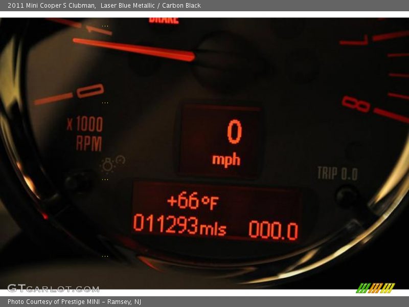 Laser Blue Metallic / Carbon Black 2011 Mini Cooper S Clubman
