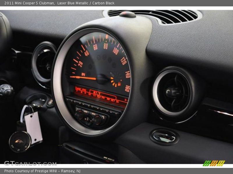 Laser Blue Metallic / Carbon Black 2011 Mini Cooper S Clubman
