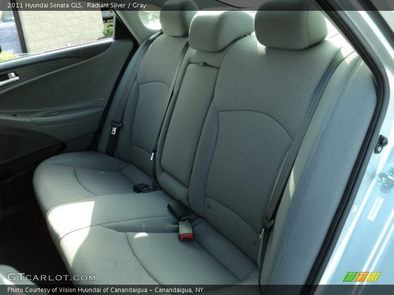 Radiant Silver / Gray 2011 Hyundai Sonata GLS