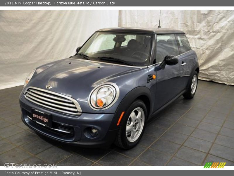 Horizon Blue Metallic / Carbon Black 2011 Mini Cooper Hardtop