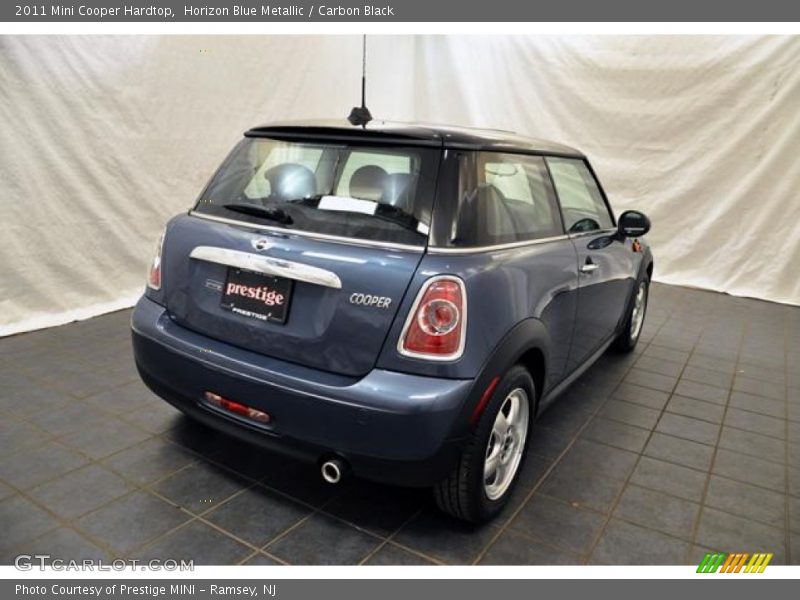 Horizon Blue Metallic / Carbon Black 2011 Mini Cooper Hardtop