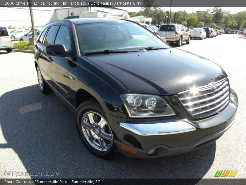 Brilliant Black / Light Taupe/Dark Slate Gray 2006 Chrysler Pacifica Touring