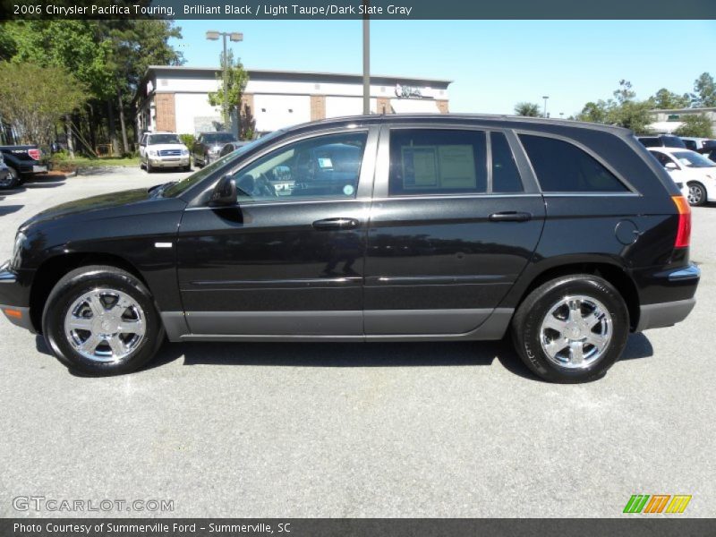 Brilliant Black / Light Taupe/Dark Slate Gray 2006 Chrysler Pacifica Touring