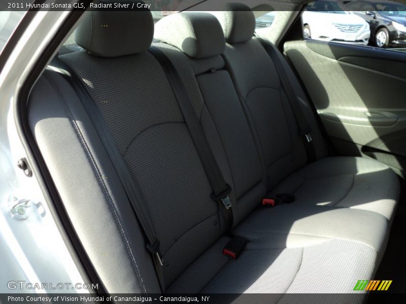 Radiant Silver / Gray 2011 Hyundai Sonata GLS