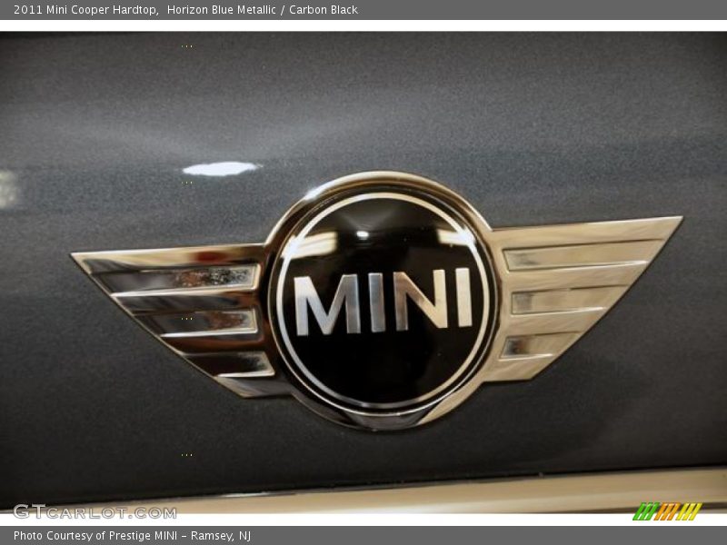 Horizon Blue Metallic / Carbon Black 2011 Mini Cooper Hardtop