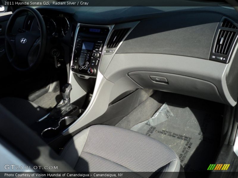 Radiant Silver / Gray 2011 Hyundai Sonata GLS
