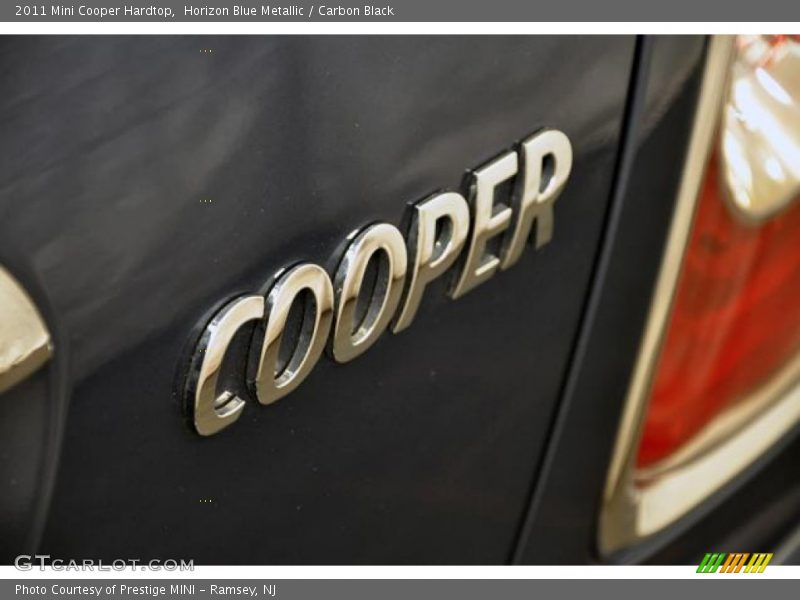 Horizon Blue Metallic / Carbon Black 2011 Mini Cooper Hardtop