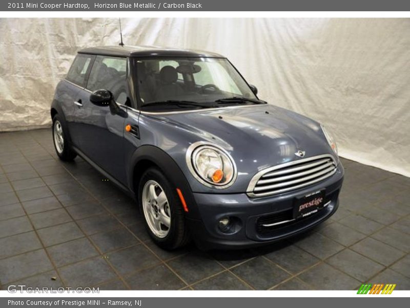 Horizon Blue Metallic / Carbon Black 2011 Mini Cooper Hardtop