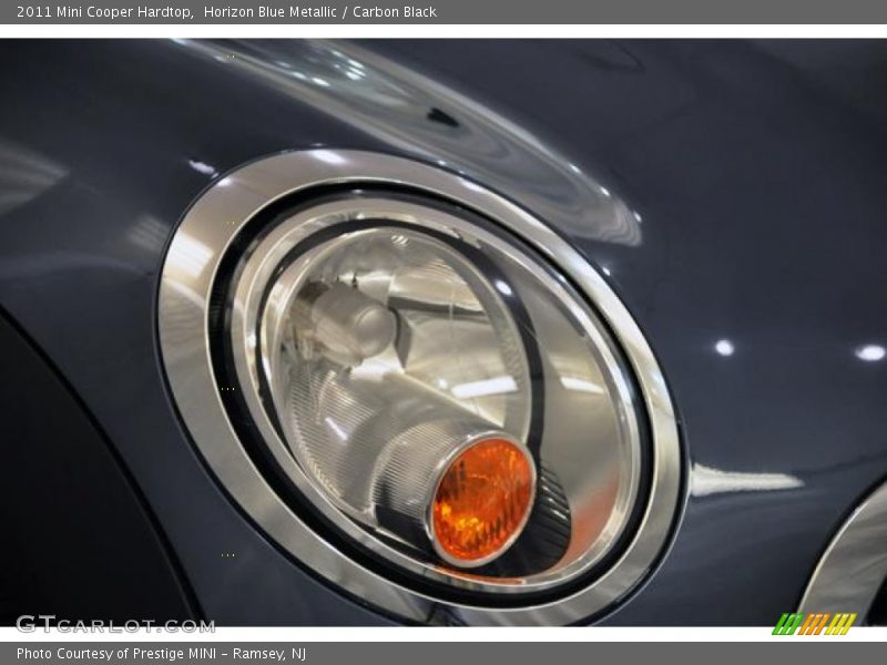 Horizon Blue Metallic / Carbon Black 2011 Mini Cooper Hardtop