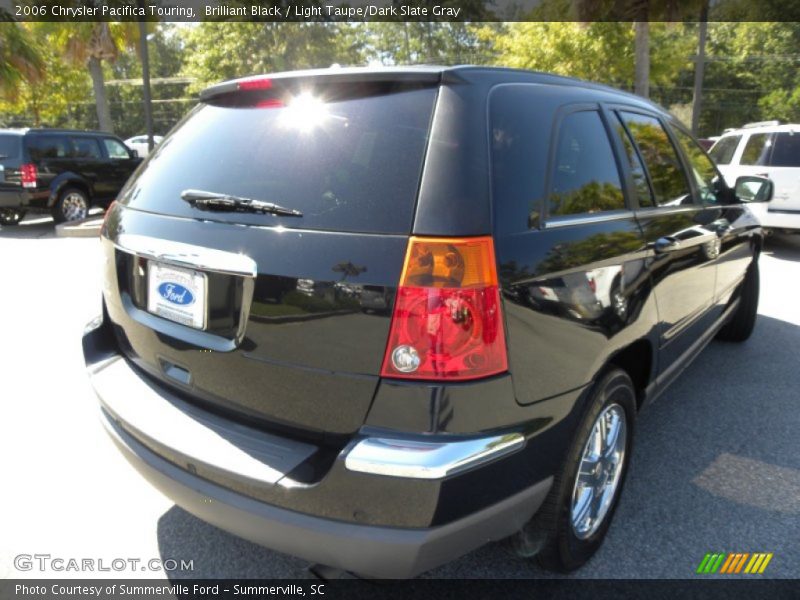 Brilliant Black / Light Taupe/Dark Slate Gray 2006 Chrysler Pacifica Touring