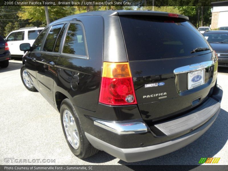 Brilliant Black / Light Taupe/Dark Slate Gray 2006 Chrysler Pacifica Touring