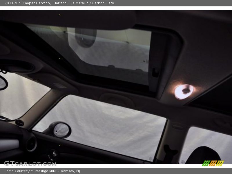 Horizon Blue Metallic / Carbon Black 2011 Mini Cooper Hardtop