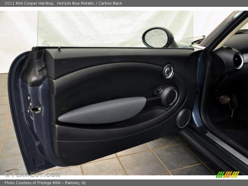 Horizon Blue Metallic / Carbon Black 2011 Mini Cooper Hardtop