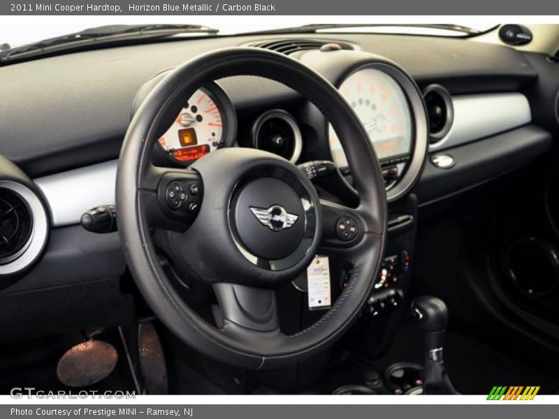 Horizon Blue Metallic / Carbon Black 2011 Mini Cooper Hardtop