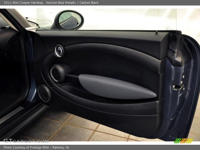 Horizon Blue Metallic / Carbon Black 2011 Mini Cooper Hardtop