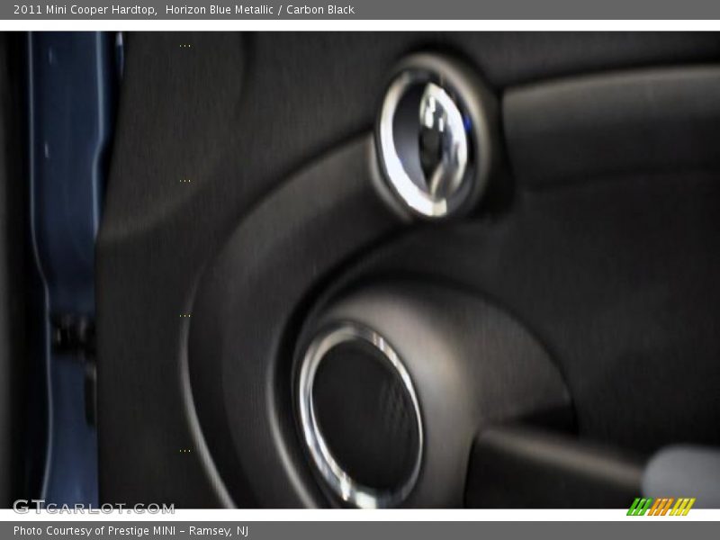 Horizon Blue Metallic / Carbon Black 2011 Mini Cooper Hardtop
