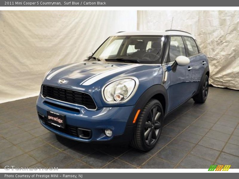 Surf Blue / Carbon Black 2011 Mini Cooper S Countryman