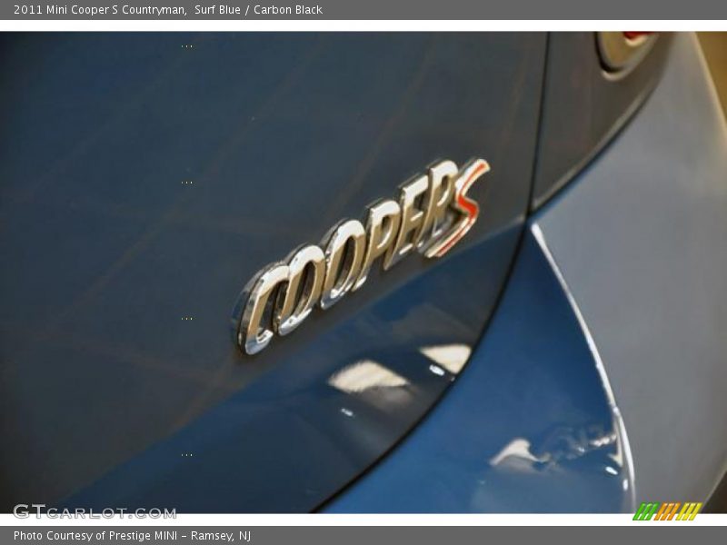 Surf Blue / Carbon Black 2011 Mini Cooper S Countryman
