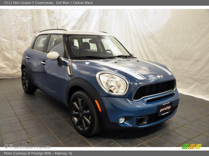 Surf Blue / Carbon Black 2011 Mini Cooper S Countryman