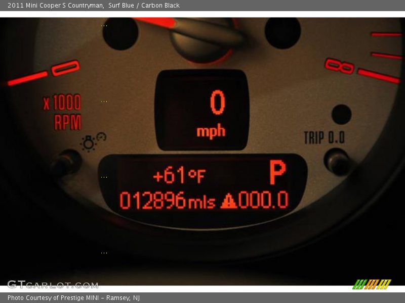 Surf Blue / Carbon Black 2011 Mini Cooper S Countryman