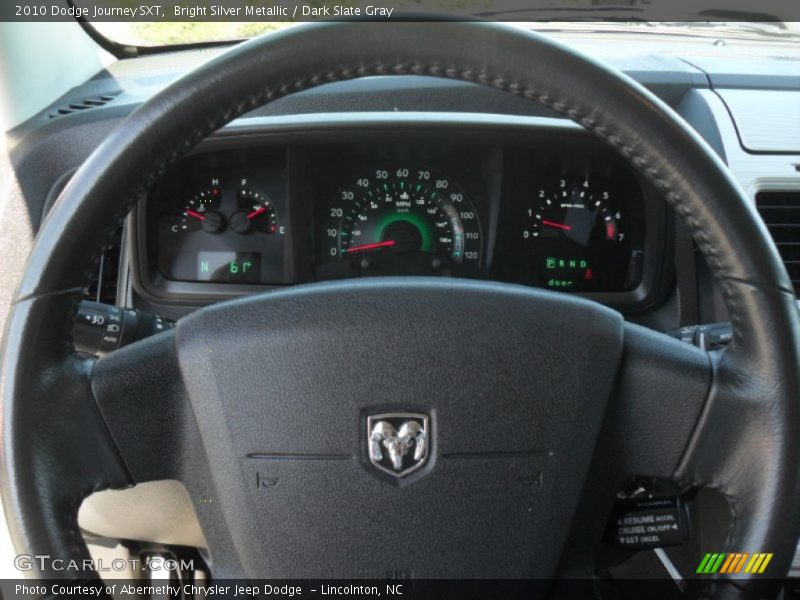 Bright Silver Metallic / Dark Slate Gray 2010 Dodge Journey SXT