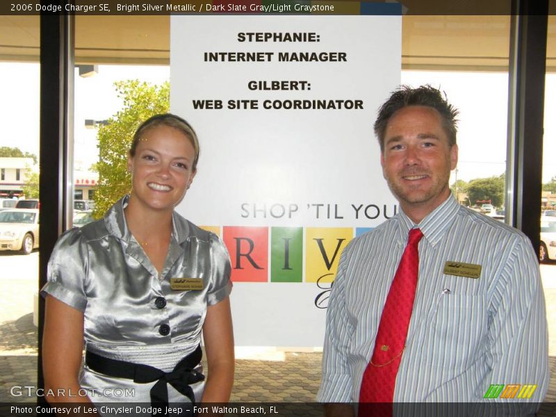 Bright Silver Metallic / Dark Slate Gray/Light Graystone 2006 Dodge Charger SE