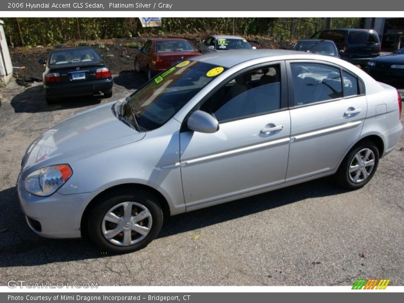 Platinum Silver / Gray 2006 Hyundai Accent GLS Sedan