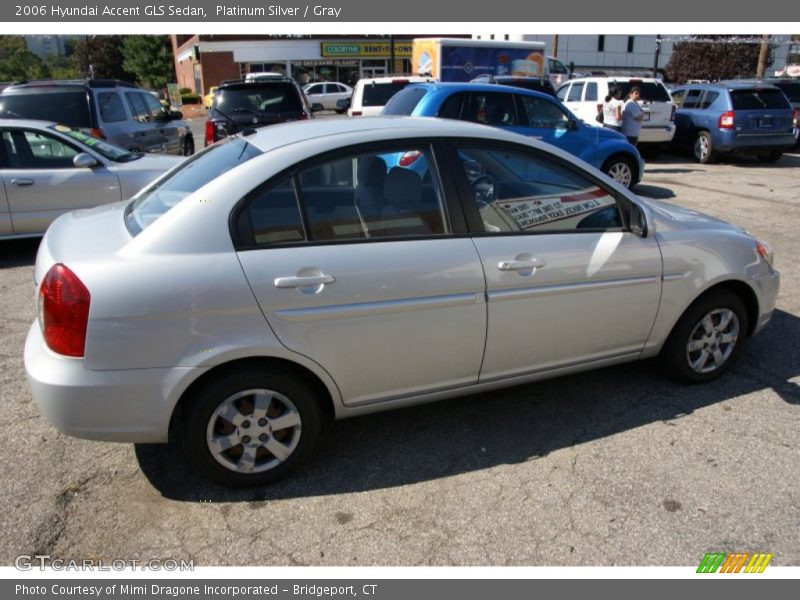 Platinum Silver / Gray 2006 Hyundai Accent GLS Sedan