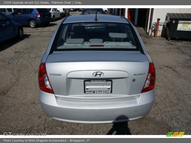 Platinum Silver / Gray 2006 Hyundai Accent GLS Sedan