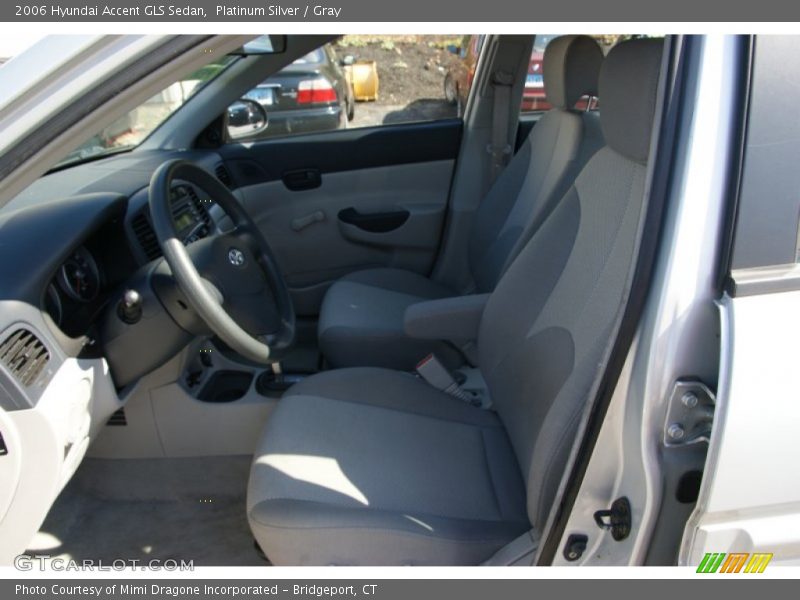 Platinum Silver / Gray 2006 Hyundai Accent GLS Sedan