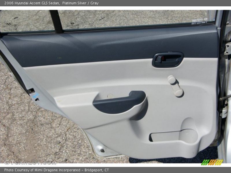 Platinum Silver / Gray 2006 Hyundai Accent GLS Sedan