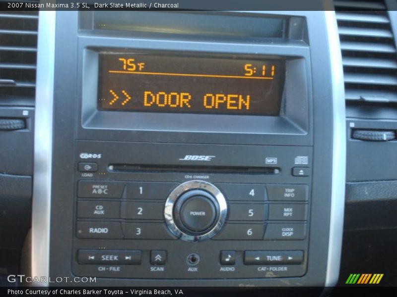 Dark Slate Metallic / Charcoal 2007 Nissan Maxima 3.5 SL
