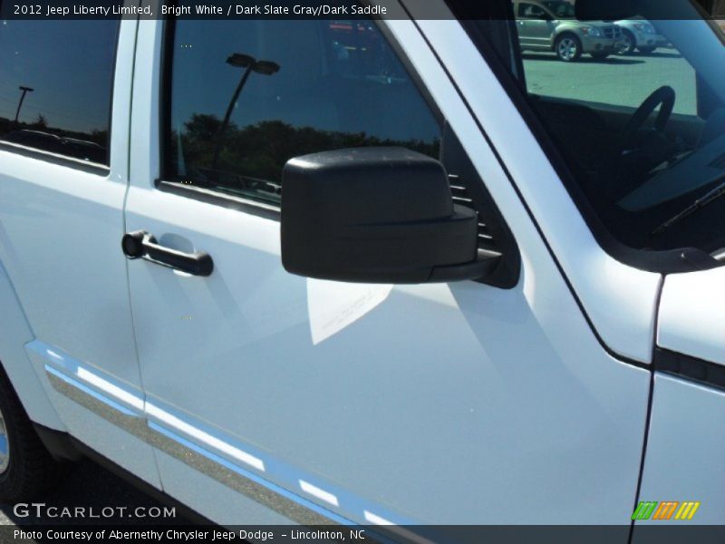 Bright White / Dark Slate Gray/Dark Saddle 2012 Jeep Liberty Limited
