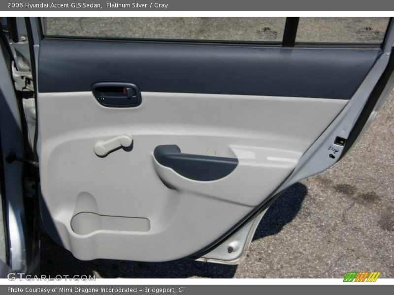 Platinum Silver / Gray 2006 Hyundai Accent GLS Sedan