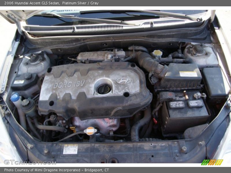 Platinum Silver / Gray 2006 Hyundai Accent GLS Sedan