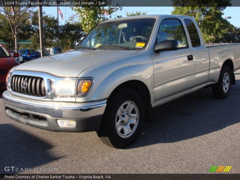 Mystic Gold Metallic / Oak 2004 Toyota Tacoma Xtracab