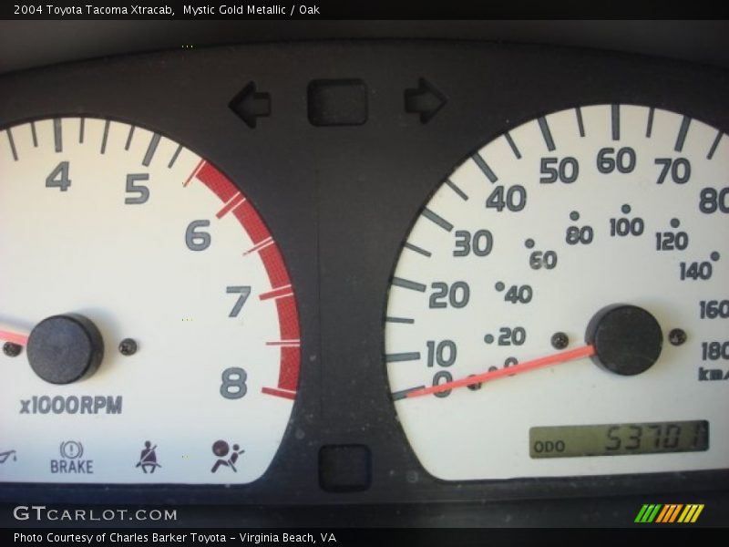 Mystic Gold Metallic / Oak 2004 Toyota Tacoma Xtracab