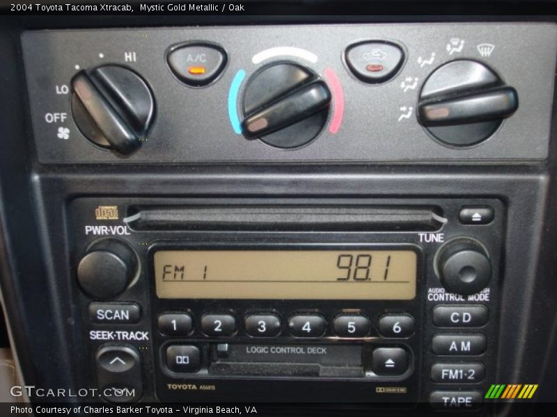 Mystic Gold Metallic / Oak 2004 Toyota Tacoma Xtracab