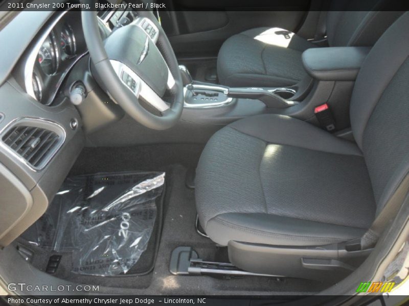 Blackberry Pearl / Black 2011 Chrysler 200 Touring