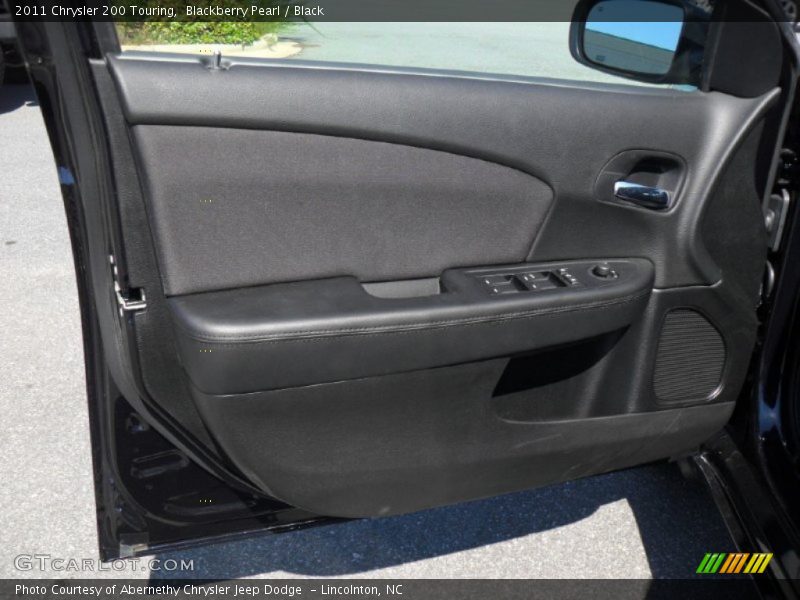 Blackberry Pearl / Black 2011 Chrysler 200 Touring