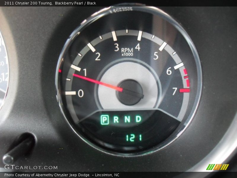 Blackberry Pearl / Black 2011 Chrysler 200 Touring