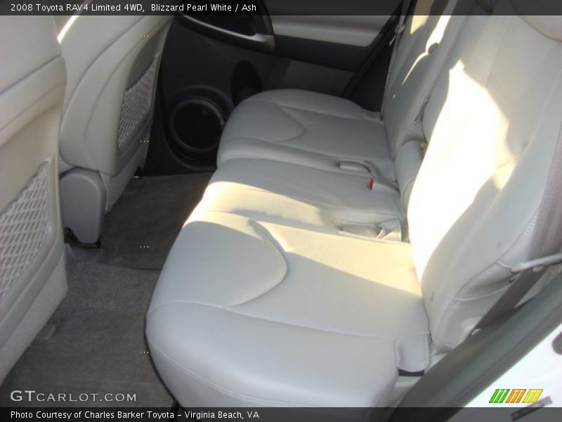 Blizzard Pearl White / Ash 2008 Toyota RAV4 Limited 4WD
