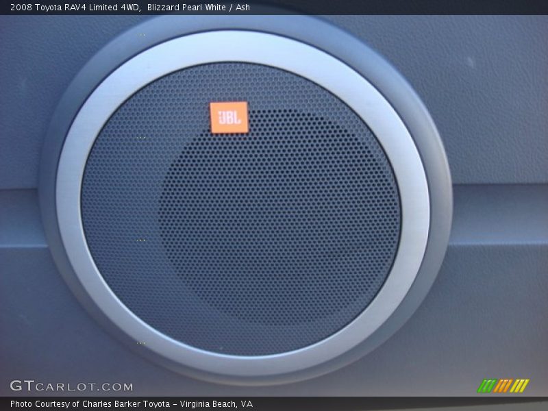 Blizzard Pearl White / Ash 2008 Toyota RAV4 Limited 4WD