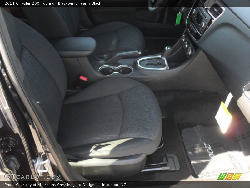 Blackberry Pearl / Black 2011 Chrysler 200 Touring