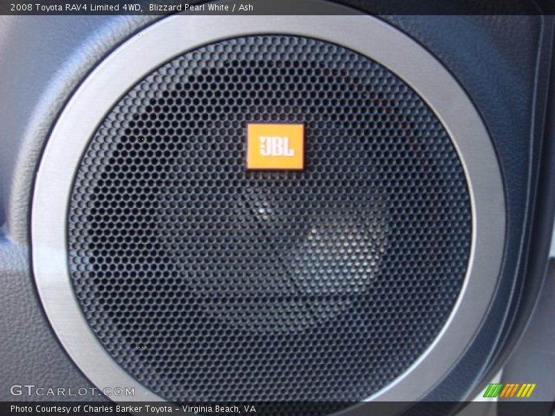 Blizzard Pearl White / Ash 2008 Toyota RAV4 Limited 4WD