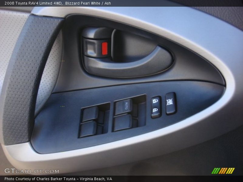 Blizzard Pearl White / Ash 2008 Toyota RAV4 Limited 4WD