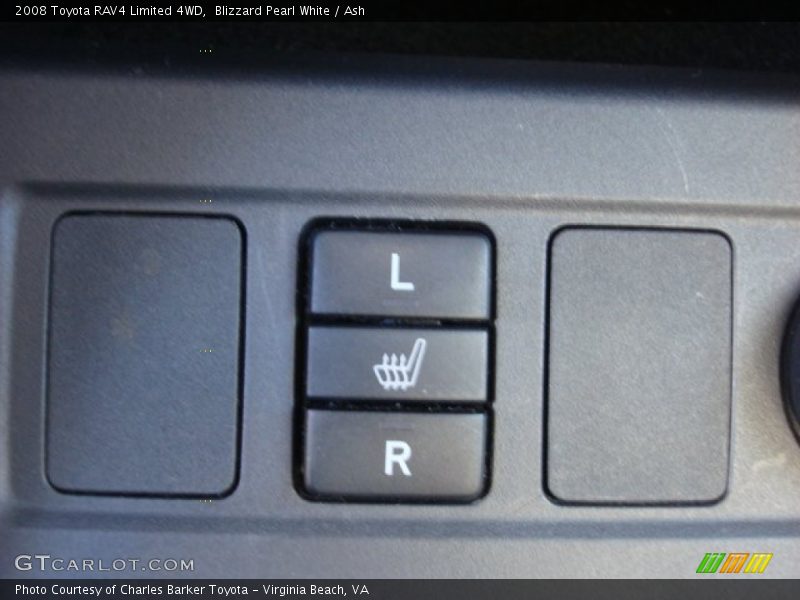 Blizzard Pearl White / Ash 2008 Toyota RAV4 Limited 4WD