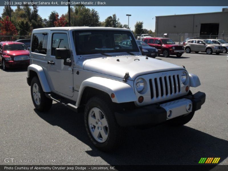 Bright Silver Metallic / Black 2011 Jeep Wrangler Sahara 4x4