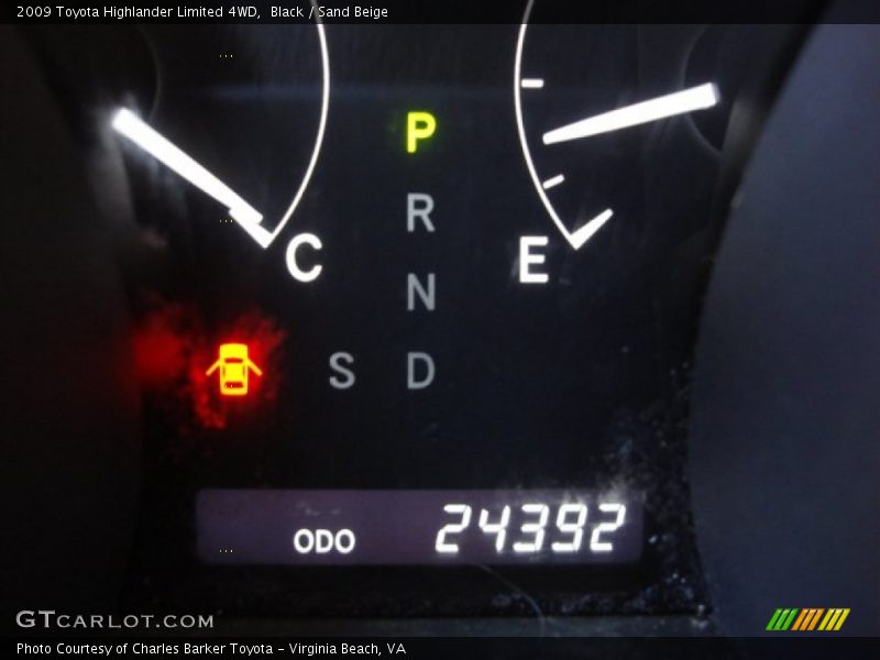 Black / Sand Beige 2009 Toyota Highlander Limited 4WD