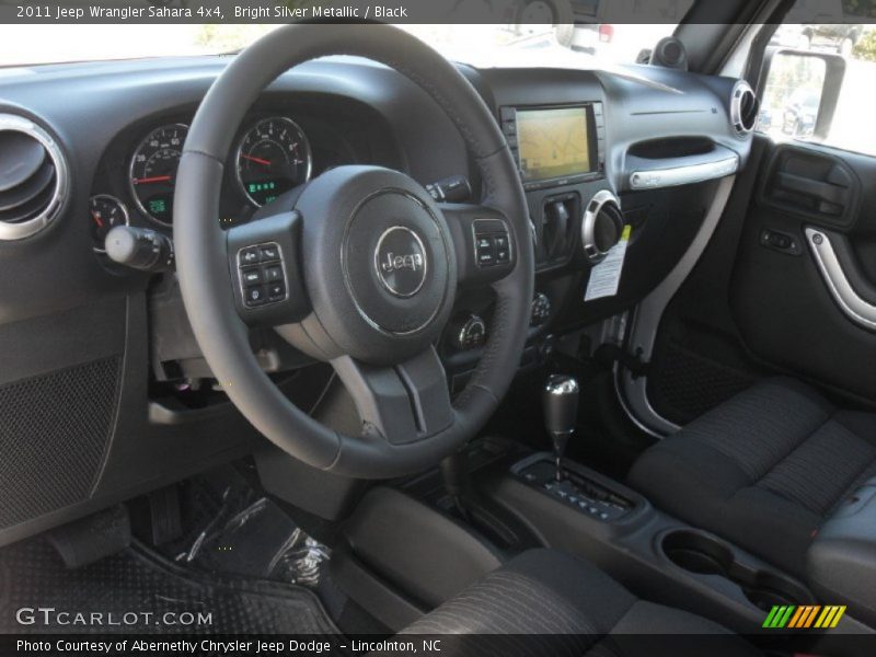  2011 Wrangler Sahara 4x4 Black Interior